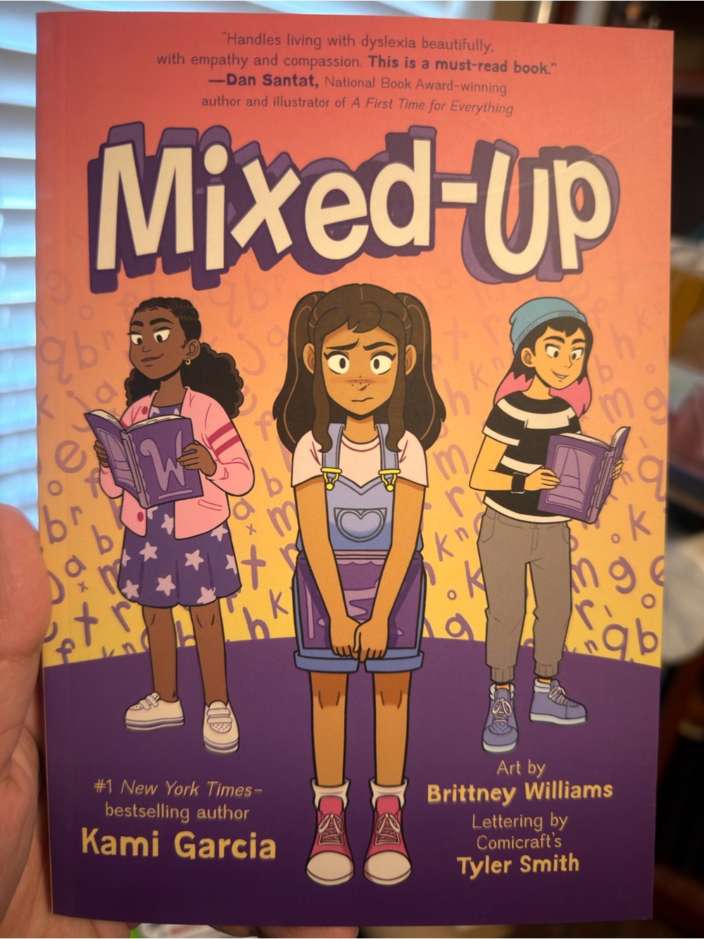 Mixed-Up Paperback Book — Purple & Pink Illustrated Cover